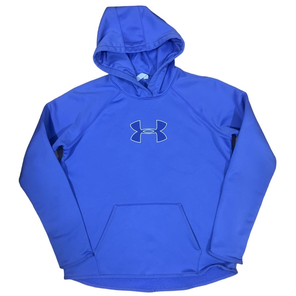 Under Armour Purple Large UA Logo Pullover Hoodie LARGE